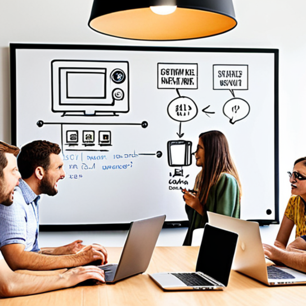 **

A fly-on-the-wall perspective of a modern coworking space. Capture the scene as if observing unnoticed: people casually brainstorming near a whiteboard, some engaging in impromptu chats by the coffee machine, others focused on laptops. Emphasize the non-verbal cues like eye contact, leaning in during conversations, and personalization of workspaces. The atmosphere should be vibrant and collaborative.

**