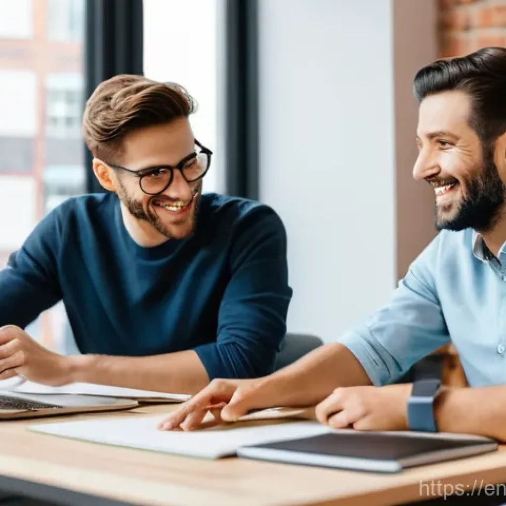 코워킹 스페이스의 네트워크 효과 활용법 - A dynamic and inviting coworking space bathed in warm, natural light. Diverse professionals, casuall...